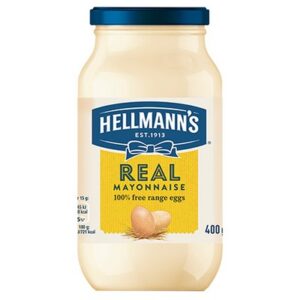 Hellmanns Real Mayonnaise Glass 400g