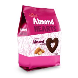 Regal Almond Hearts 250g