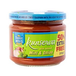 Three Hills Kunserva Mint Onion 315g