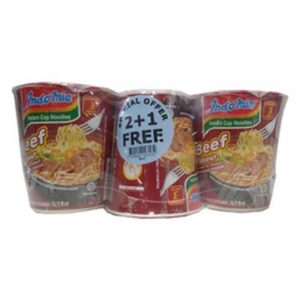 Indomie Beef Cup Noodles 2+1 Free