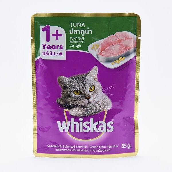 WHISKAS TUNA POUCH 85G