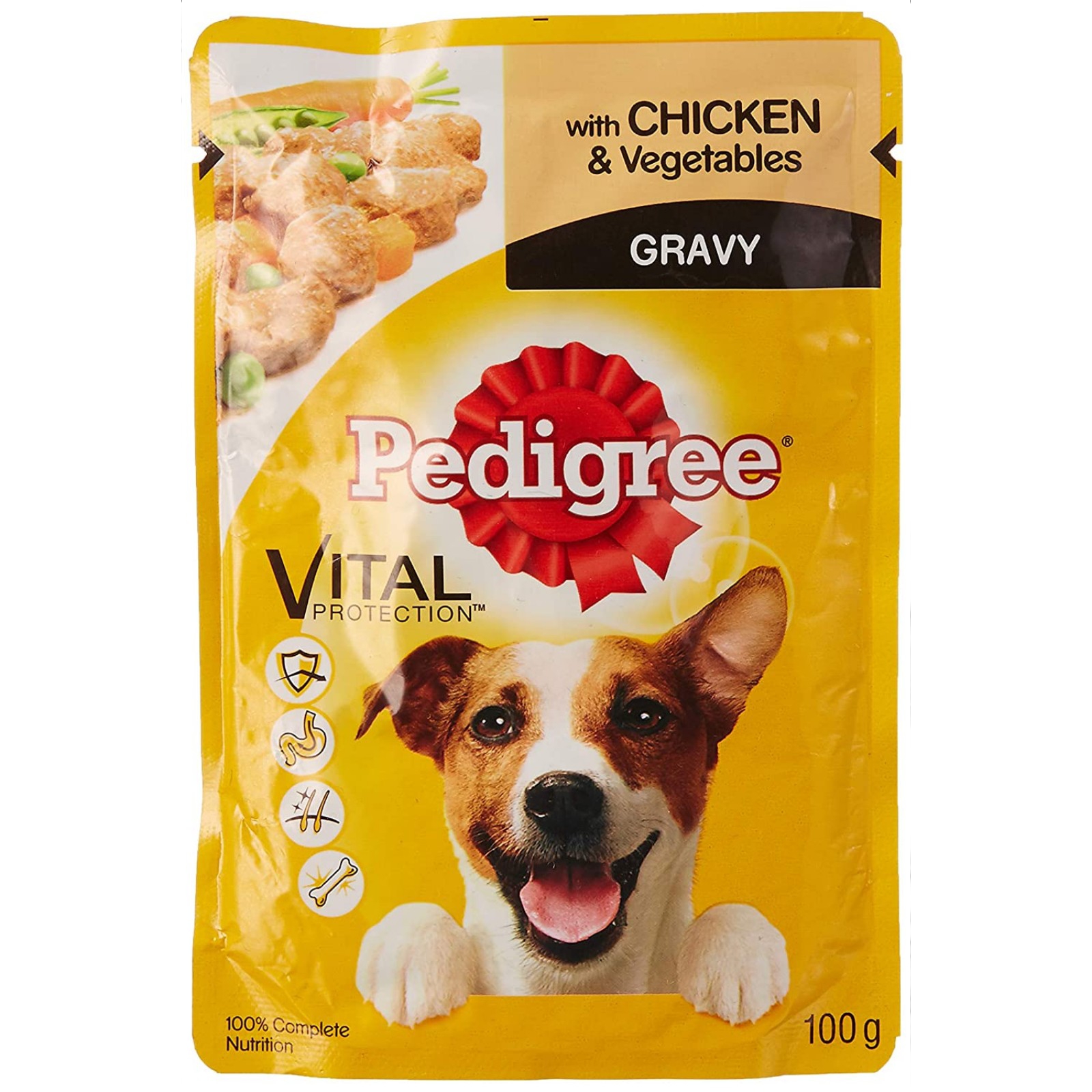 PEDIGREE CHICKEN IN GRAVY 100G