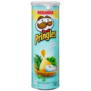 PRINGLES CREAM CHEESE & HERBS 165G