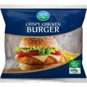 GREEN VALLEY CRISPY CHICKEN BURGER 600G