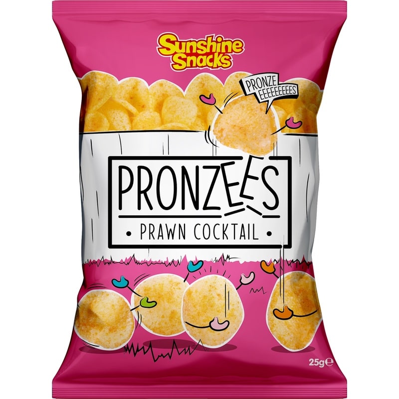 SUNSHINE PRONZEES  PRAWN COCKTAIL 25G