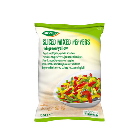 Ardo Sliced Mixed Peppers 1 Kg