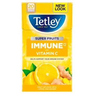 TETLEY IMMUNE LEMON GINGER TEA