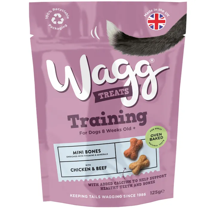 WAGG DOG TRAINING TREATS 125G