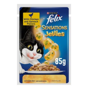 FELIX SENSATION JELLIES CHICKEN 85G