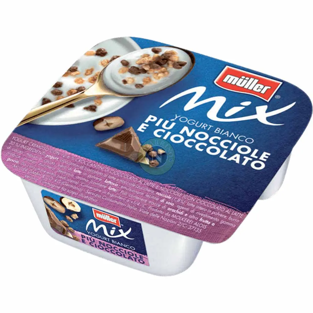 MULLER MIX NOCCIOLE CIOCCOLATO 150G