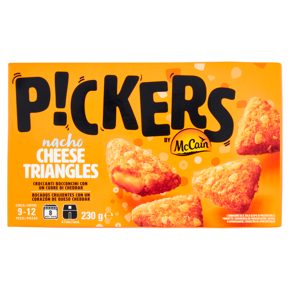 MC CAIN NACHO CHEESE TRIANGLES 230G