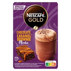 NESCAFE GOLD MOCHA CHOC CARAMEL BROWNIE