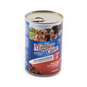 MIGLIOR CANE BOCCONI CON MANZO 405G