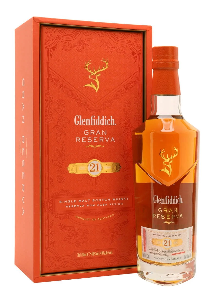 GLENFIDDICH GRAN RESERVA 21 YEARS 70CL