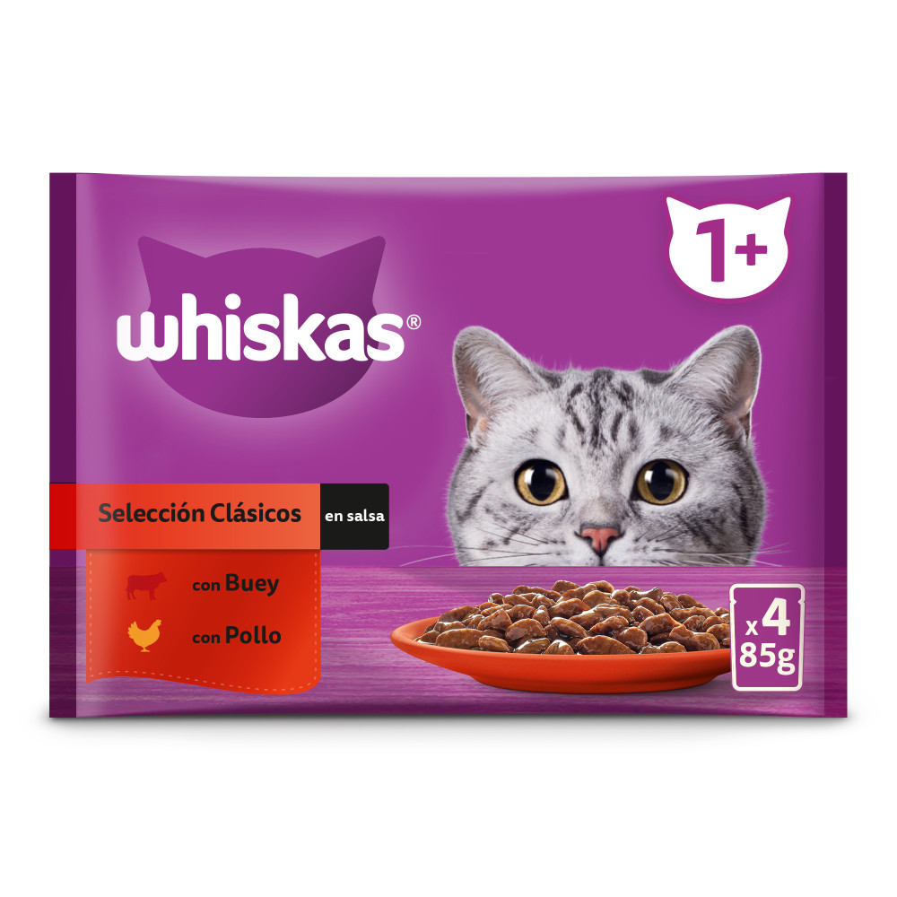 WHISKAS MEAT SELECTION 4 X 85G