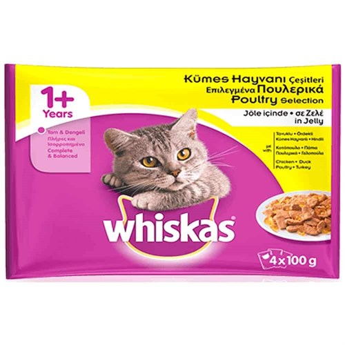 WHISKAS CHICKEN SELECTION 4 X 85G