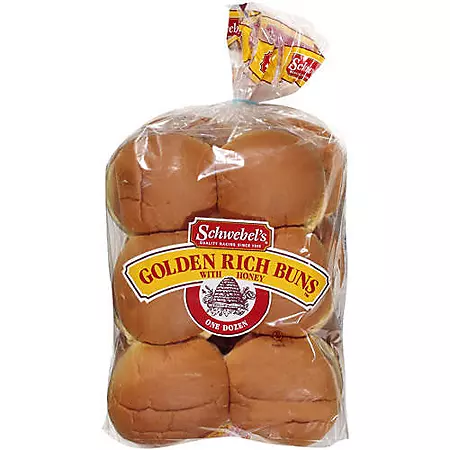 GOLDEN HARVEST SCHOOL BUNS X 6