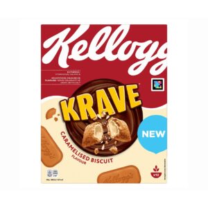 KELLOGGS KRAVE CARAMELISED BISCUIT 375G