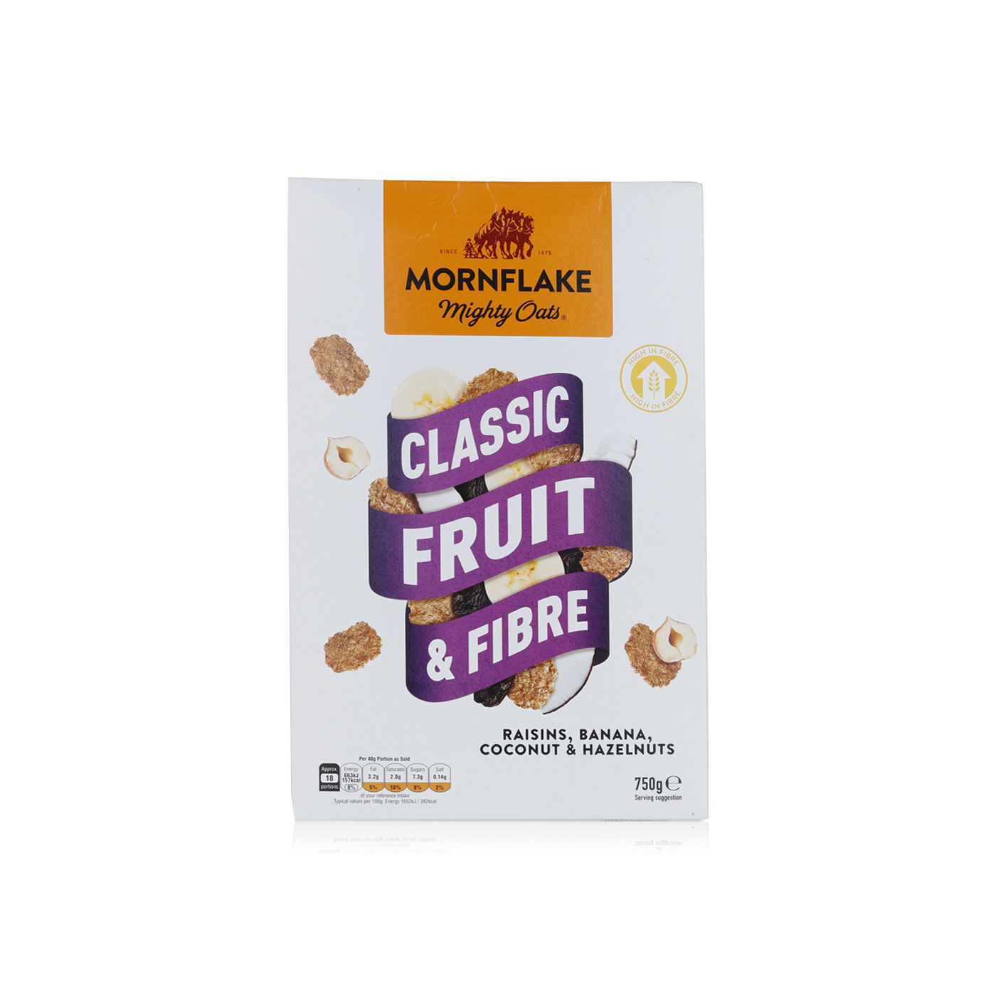 MORNFLAKE FRUIT & FIBRE 750G