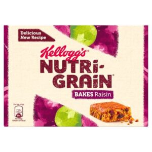 Kelloggs Nutri Grain Bakes Raisin X4