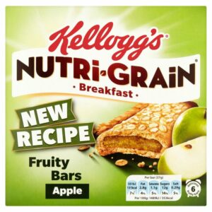 KELLOGGS NUTRI GRAIN APPLE BAR X6