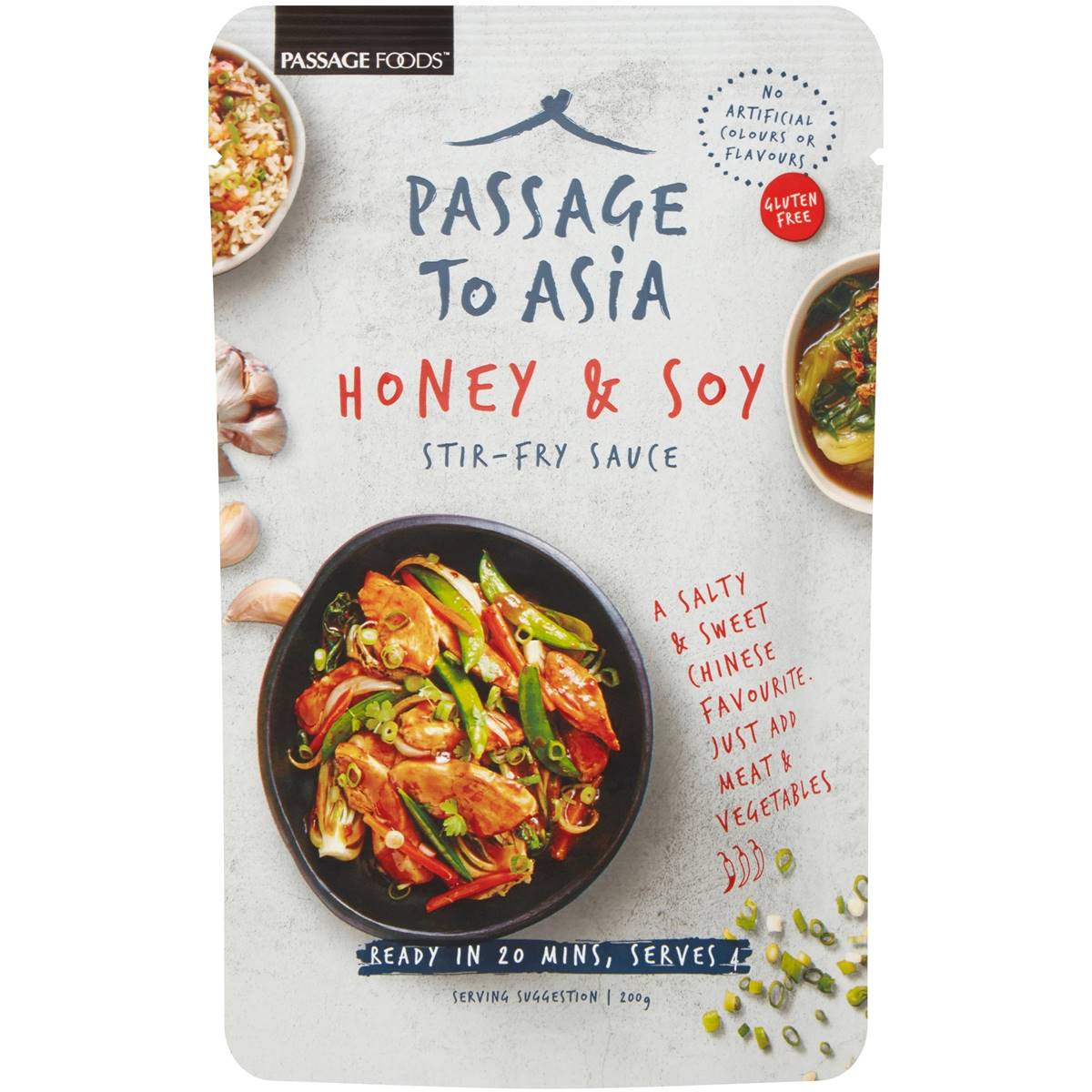 PASSAGE HONEY & SOY SAUCE 200G