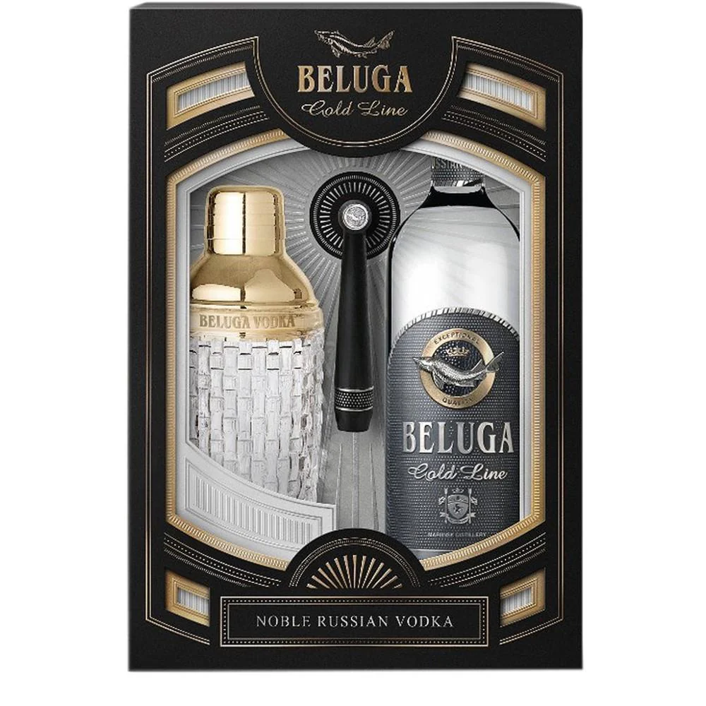 BELUGA GOLD LINE WITH SHAKER 70CL