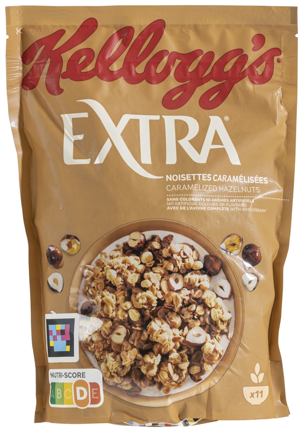 KELLOGGS EXTRA CARAMALISED 375G