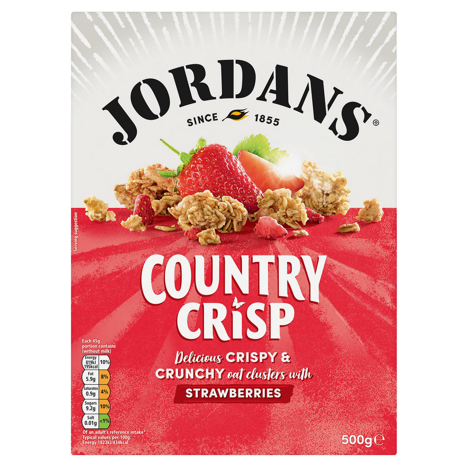 Jordans Country Crisp Strawberries 500g