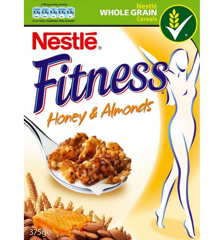 FITNESS HONEY & ALMOND CEREAL 355G