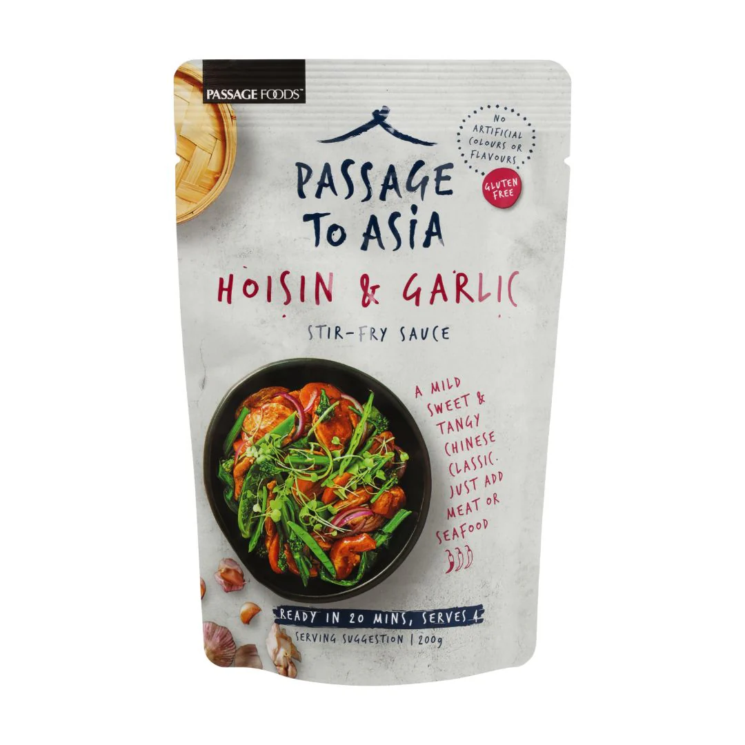 PASSAGE HOISIN & GARLIC STIR FRY SAUCE 200G