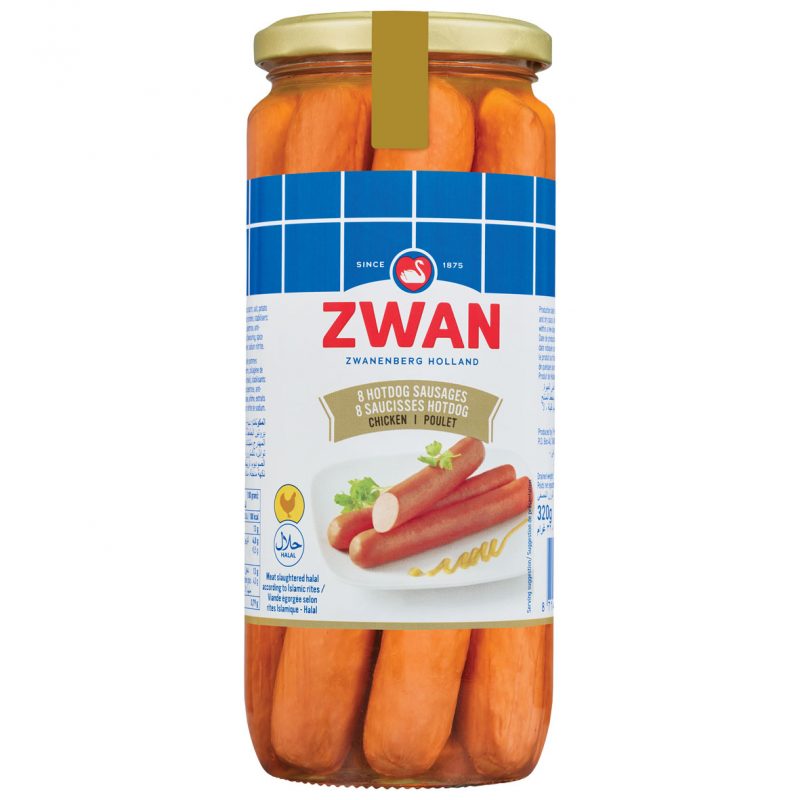 Zwan Chicken Hot Dog Sausages 320g