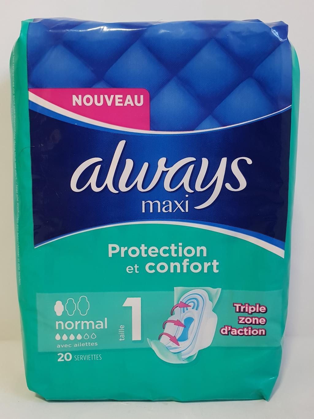 ALWAYS MAXI NORMAL PLUS X 20