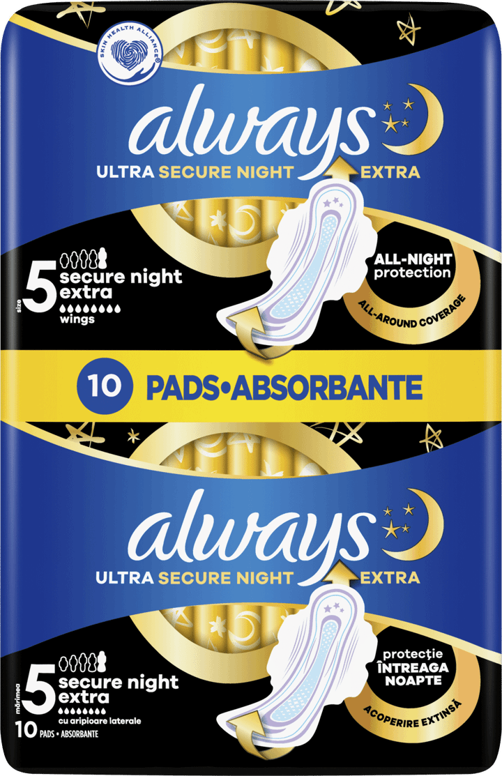 ALWAYS ULTRA SECURE NIGHT EXTRA X 10