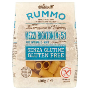 RUMMO GF MEZZI RIGATONI 400G