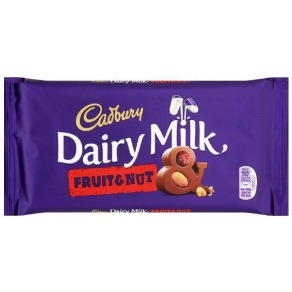 CADBURY FRUIT & NUT 180G