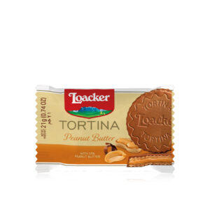 LOACKER TORTINA PEANUT BUTTER 21G
