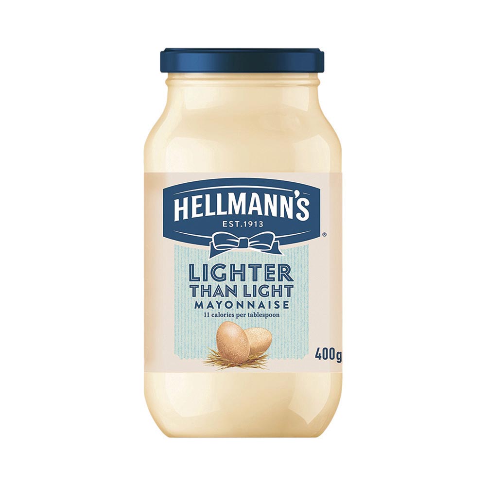 HELLMANNS LIGHTER THAN LIGHT JAR 400G