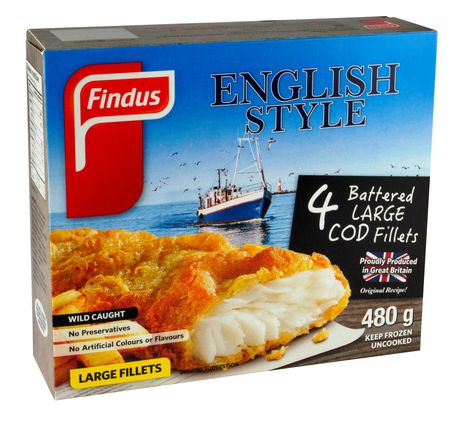 Findus Cod Fillet X4