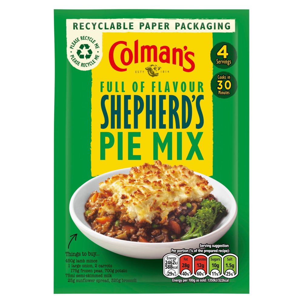 COLMANS SHEPHERDS PIE MIX 50G