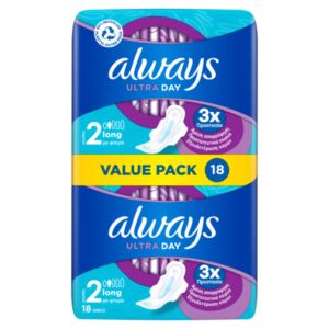 ALWAYS VP ULTRA LONG PLUS X18