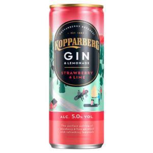 Kopparberg Gin Lemonade Straw Lime 25cl