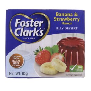 Foster Clarks Banana Strawberry Jelly 85g