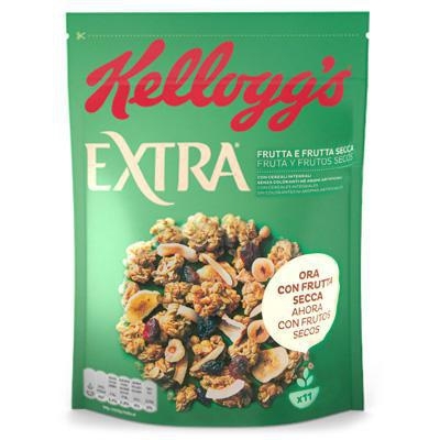 KELLOGGS EXTRA FRUIT NUT 400G