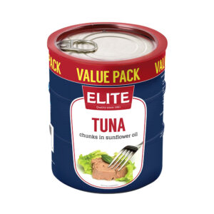 ELITE TUNA SUNFLOWER OIL 3 X 160G