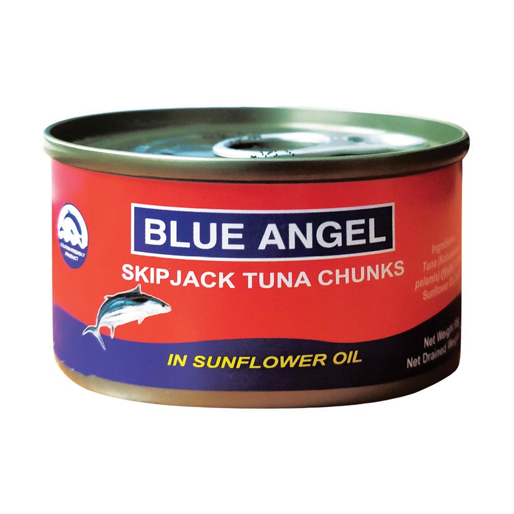 BLUE ANGEL TUNA CHUNKS IN SUNFLOWER OIL 95G