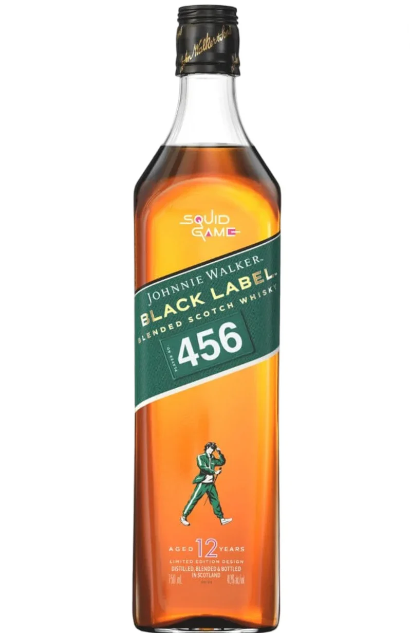 JOHNNIE WALKER BLACK LABEL 70CL SQUID GAME