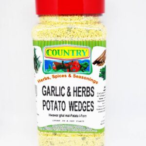 Country Garlic Herbs Potato Wedges 350g
