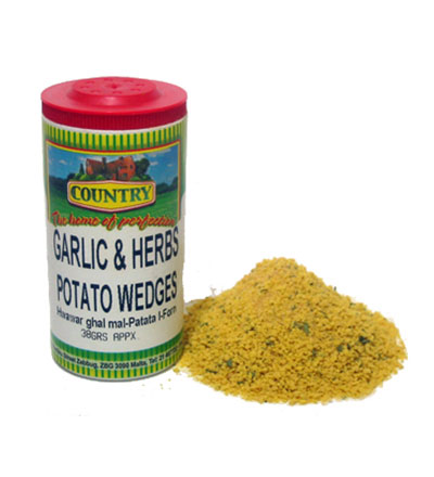 Country Garlic Herbs Potato Wedges 30g