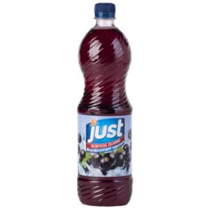 Just Blackcurrant Squash 1 Ltr